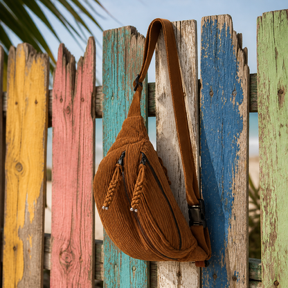 Corduroy Crossbody Bag