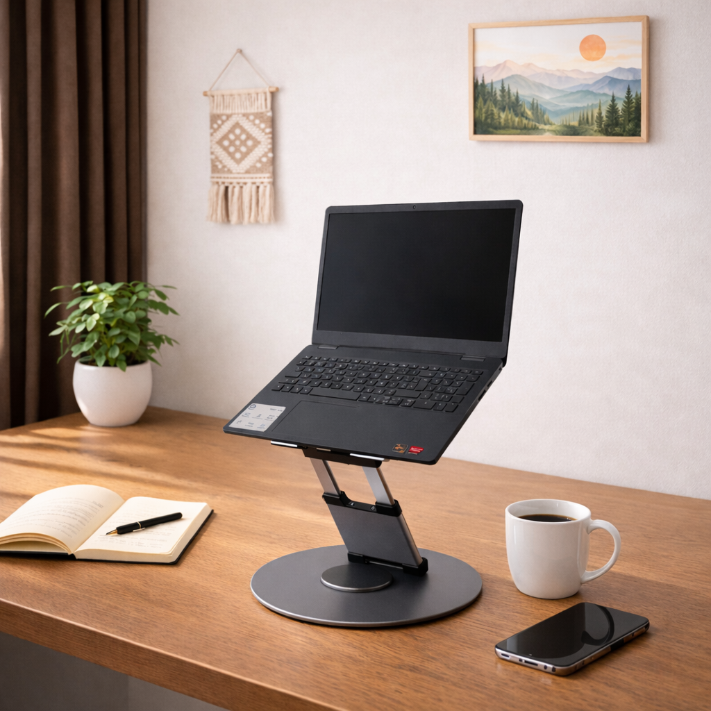 Adjustable Ergonomic Laptop Stand for Desk